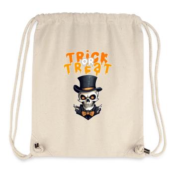 Halloween Design Creepy Skeleton Design - Stanley/Stella Recycled Gym Bag - natural - Front