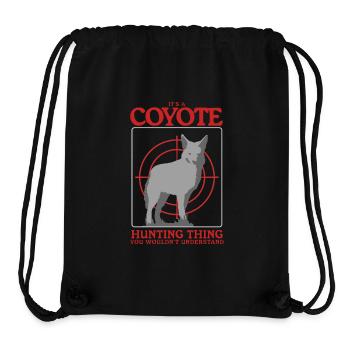 Hunter Hunt Hunting License Hunting Huntress Gift - Stanley/Stella Recycled Gym Bag - black - Front