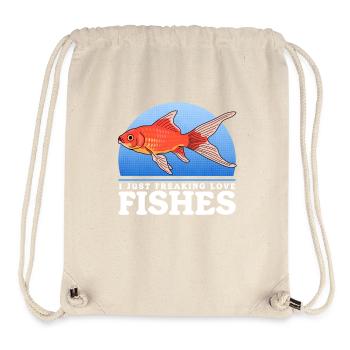 Aquarium Aquaristics Aquarist Ornamental Fish Gift - Stanley/Stella Recycled Gym Bag - natural - Front