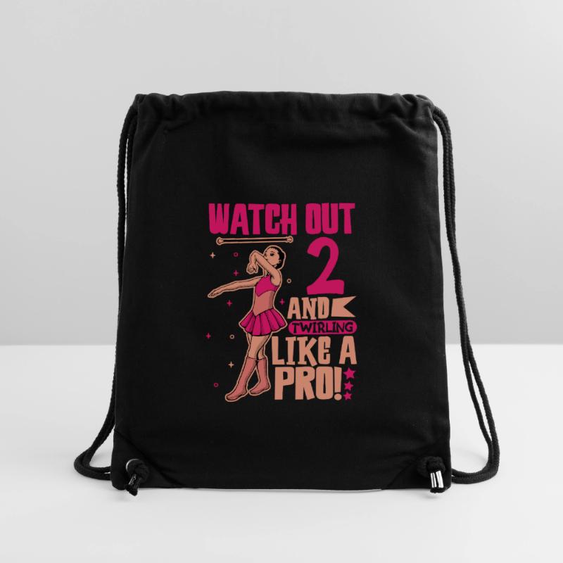 Ich bin 2 - Mädchen Twirling Stanley/Stella recycelter Gym Bag