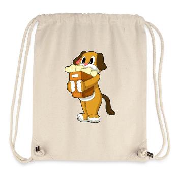 Os de chien - Sac à cordon recyclé Stanley/Stella - blanc naturel - Devant
