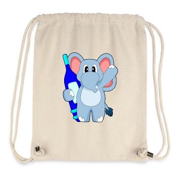 Thermomètre clinique pour éléphants - Sac à cordon recyclé Stanley/Stella - blanc naturel - Devant