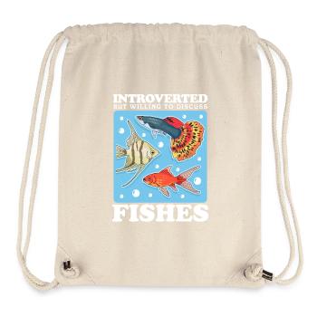 Aquarium Aquarist Aquaristics Ornamental Fish Gift - Stanley/Stella Recycled Gym Bag - natural - Front