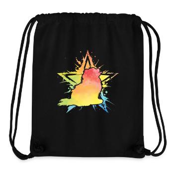 Pomeranian Zwergspitz - Stanley/Stella recycelter Gym Bag - Schwarz - Vorne