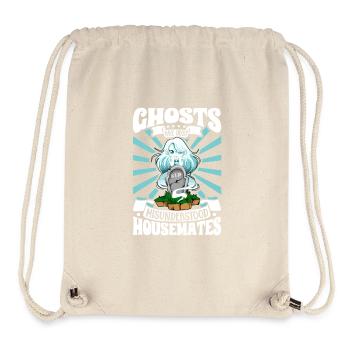 Ghosts are just roommates - ghost hunters - Stanley/Stella Recycled Gym Bag - natural - Front