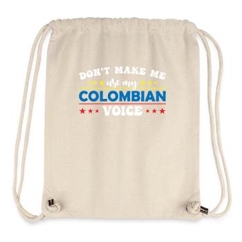 Don't force me to use my Finnish voice - Stanley/Stella Recycled Gym Bag - natural - Front