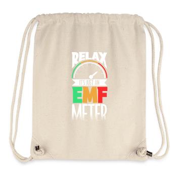 Es ist nur in EMF meter - Geisterjäger - Stanley/Stella recycelter Gym Bag - Naturweiß - Vorne