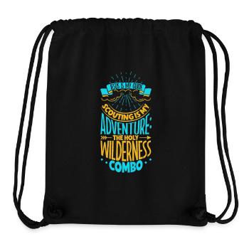 Jesus hilft dem Pfadfinder - Stanley/Stella recycelter Gym Bag - Schwarz - Vorne