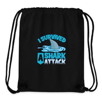 Shark attack - Stanley/Stella Recycled Gym Bag - black - Front