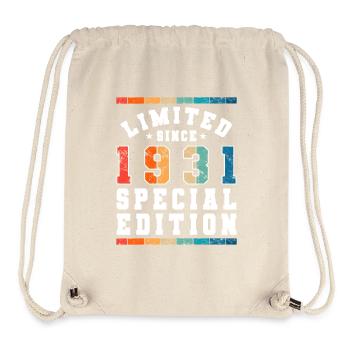 Limited Edition since 1931 Birthday Gift - Stanley/Stella Recycled Gym Bag - natural - Front