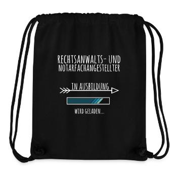 Rechtsanwalts und Notarfachangestellter Ausbildung - Stanley/Stella recycelter Gym Bag - Schwarz - Vorne