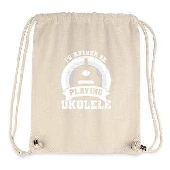 Citation : Ukulélé - Sac à cordon recyclé Stanley/Stella - blanc naturel - Devant