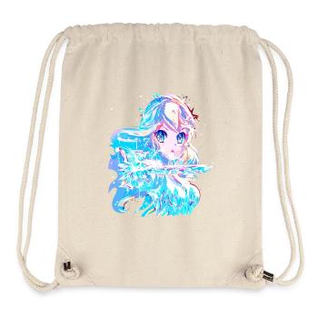 Ice Princess - Ice Cold Anime Beauty - Sac à cordon recyclé Stanley/Stella - blanc naturel - Devant