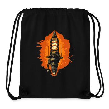 Experienced Spark Plug Mechanic - Stanley/Stella Recycled Gym Bag - black - Front