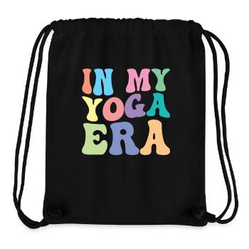 Yoga Retro Groovy In Meiner - Stanley/Stella recycelter Gym Bag - Schwarz - Vorne