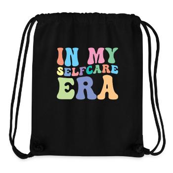 Selfcare Retro Groovy In My Self-Care Era - Stanley/Stella Recycled Gym Bag - black - Front