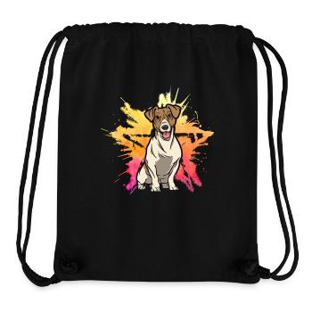 Jack Russell - Stanley/Stella Recycled Gym Bag - black - Front