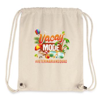 Groupe de vacances vétérinaires #Veterinariansquad - Sac à cordon recyclé Stanley/Stella - blanc naturel - Devant