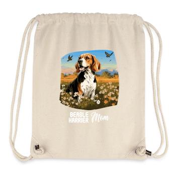 Hund Beagle Harrier - Stanley/Stella recycelter Gym Bag - Naturweiß - Vorne
