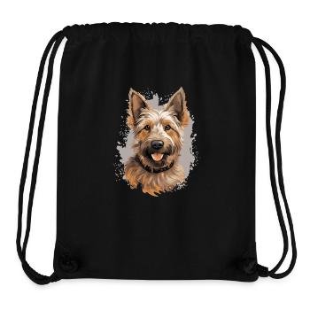 Hund Berger Picard - Stanley/Stella recycelter Gym Bag - Schwarz - Vorne