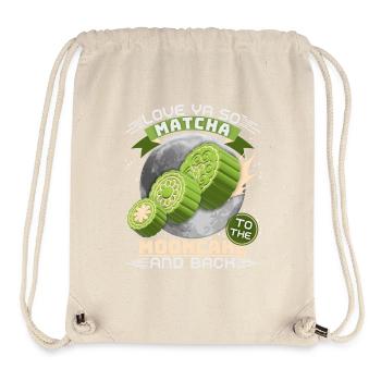 Matcha Mooncakes, Matcha Tee, lustiger Spruch, Pun - Stanley/Stella recycelter Gym Bag - Naturweiß - Vorne