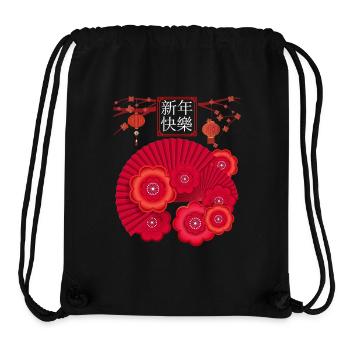 Chinesisches Neues Jahr, Asia China Design - Stanley/Stella recycelter Gym Bag - Schwarz - Vorne