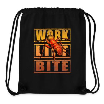 Work Lift Bite Ant - Stanley/Stella Recycled Gym Bag - black - Front