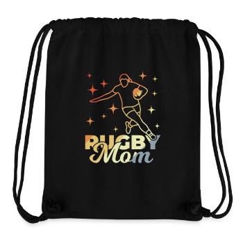 Rugby Mom - Stanley/Stella Recycled Gym Bag - black - Front