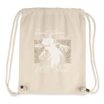 Funny Ghost, Cheeky Saying, Boo Sheet, Pun - Stanley/Stella Recycled Gym Bag - natural - Front