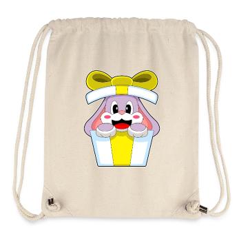 Forfait Noël lapin - Sac à cordon recyclé Stanley/Stella - blanc naturel - Devant