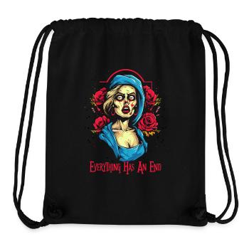 Everything has an end, roses and beauty - Stanley/Stella Recycled Gym Bag - black - Front