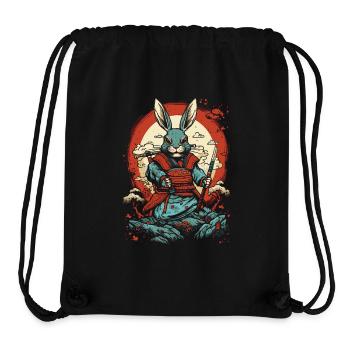 Ancient Japan: A Rabbit as an Edo Samurai - Stanley/Stella Recycled Gym Bag - black - Front