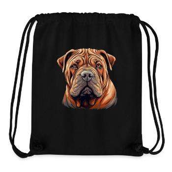 Shar Pei - Stanley/Stella recycelter Gym Bag - Schwarz - Vorne