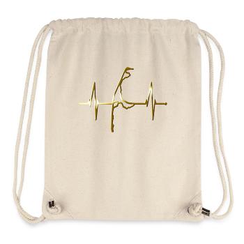 Sylt Skyline North Sea Heartbeat North Frisia Sylter - Stanley/Stella Recycled Gym Bag - natural - Front
