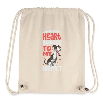 Dog Love - Whippet - Stanley/Stella Recycled Gym Bag - natural - Front