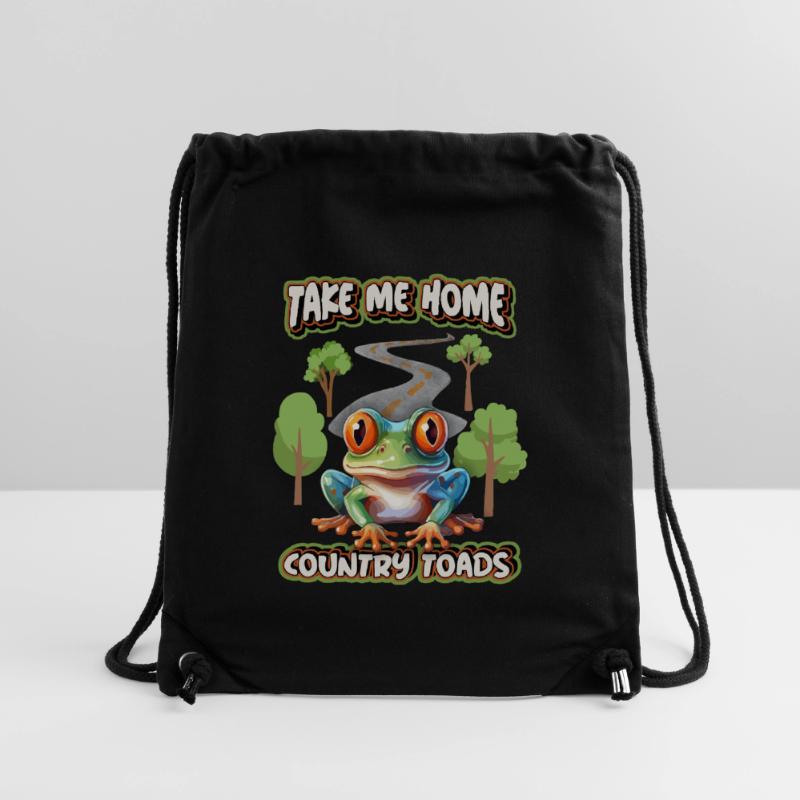 Toad, frog, toad funny saying, pun Stanley/Stella Recycled Gym Bag
