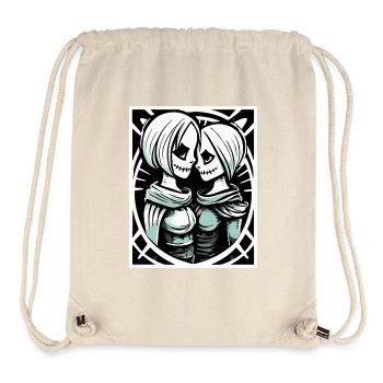 Medieval Zombie Lovers of Love - Stanley/Stella Recycled Gym Bag - natural - Front