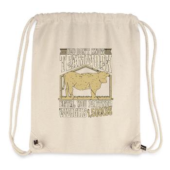 Livestock Breeder You Don't Know Teamwork Breeding - Stanley/Stella Recycled Gym Bag - natural - Front
