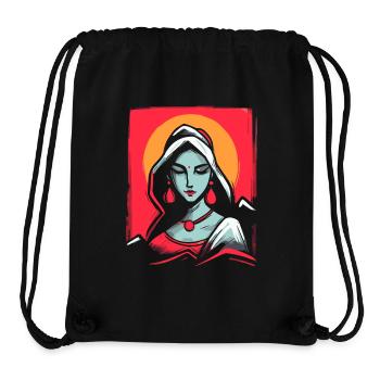Traditionelle indische Frau - Stanley/Stella recycelter Gym Bag - Schwarz - Vorne