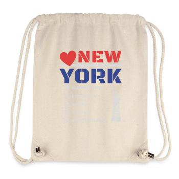 New York City Five Boroughs Love New York Bronx - Stanley/Stella Recycled Gym Bag - natural - Front