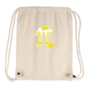 Funny Pi Day Math Lover Lemon Cake Meringue - Stanley/Stella Recycled Gym Bag - natural - Front