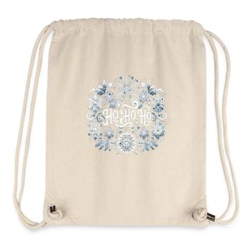 Ho Ho Ho - Stanley/Stella Recycled Gym Bag - natural - Front