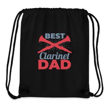 Clarinets Dad - Stanley/Stella Recycled Gym Bag - black - Front