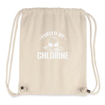 Alimenté par l’entraînement sportif de natation au chlore - Sac à cordon recyclé Stanley/Stella - blanc naturel - Devant