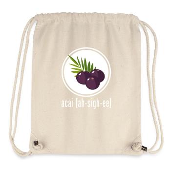 Acai Berry Ah-Sigh-Ee T-Shirt - Gesundes Superfood - Stanley/Stella recycelter Gym Bag - Naturweiß - Vorne