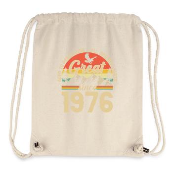 1976 - A legendary year - Stanley/Stella Recycled Gym Bag - natural - Front