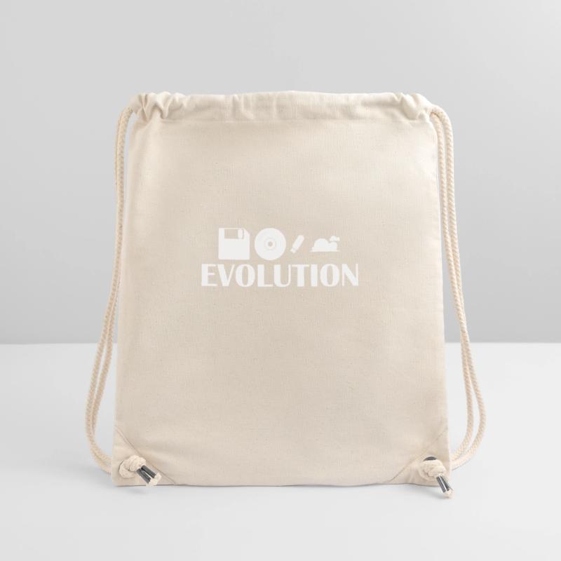 Evolution Disquette CD Clé USB Cloud Sac à cordon recyclé Stanley/Stella