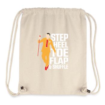 Step, Talon, Orteil, Rabat & Shuffle Claquettes Danse Claquettes Danc - Sac à cordon recyclé Stanley/Stella - blanc naturel - Devant