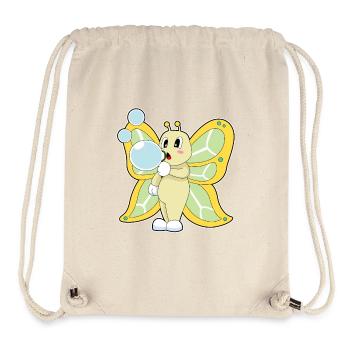 Bulles de savon papillon - Sac à cordon recyclé Stanley/Stella - blanc naturel - Devant