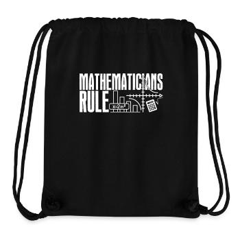 Mathematician Mathematicians Rule - Stanley/Stella Recycled Gym Bag - black - Front
